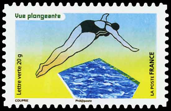 Timbre: Vue plongeante