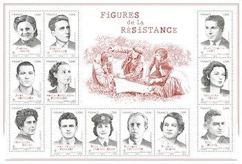 Timbre: Figures de la r&eacute;sistance