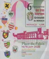 Timbre: 6th Meeting of the Historical Sites of the Grimaldis