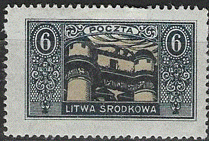 Timbre: Occupation polonaise . porte du nord