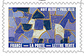 Timbre: Le bleu dans l'art  - Nuit bleue de Paul Klee