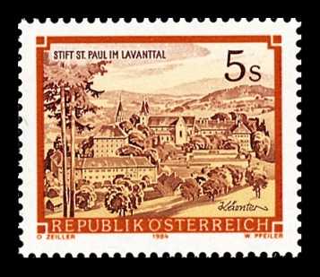 Timbre: Abbaye b&eacute;n&eacute;dictine de Saint-Paul im Lavanttal