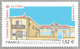Timbre: Cin&eacute;ma Eden Th&eacute;&acirc;tre - La Ciotat