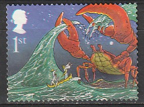 Timbre: R.Kipling : le crabe qui jouait avec la mer