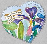 Timbre: Coeur Fragonard adh&eacute;sif