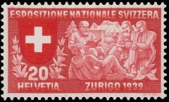 Timbre: Exposition nationale suisse