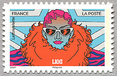 Timbre:  Les signes du zodiaque : Lion