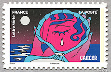 Timbre:  Les signes du zodiaque :Cancer