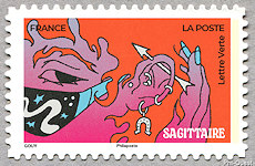 Timbre:  Les signes du zodiaque : Sagittaire