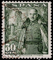 Timbre: G&eacute;n&eacute;ral Francisco Franco