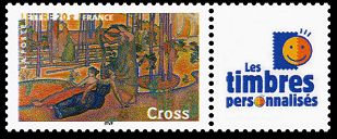 Timbre: Cross Vignette les timbres personnalis&eacute;s