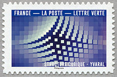 Timbre: Structure cubique - Yvaral N&deg;1