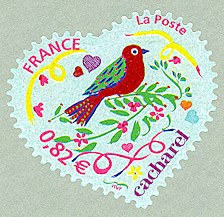 Timbre: C&oelig;ur Cacharel
