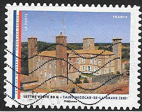 Timbre: Mairie de Saint-Nicolas-de-la-Grave