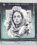 Timbre: fete du timbre -street art