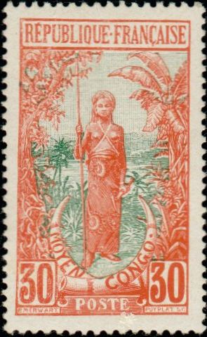 Timbre: Femme Bakalois