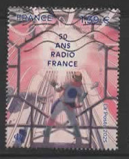 Timbre: 50 ans Radio France