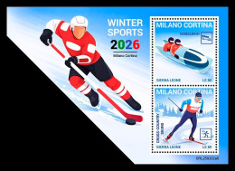 Timbre: JEUX OLYMPIQUES MILANO CORTINA 2026