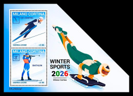 Timbre: JEUX OLYMPIQUES MILANO CORTINA 2026