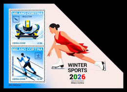 Timbre: JEUX OLYMPIQUES MILANO CORTINA 2026