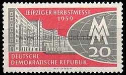 Timbre: Foire d'automne de Leipzig