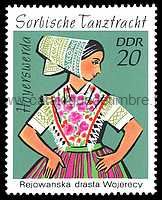 Timbre: Costume de Hoyerswerda