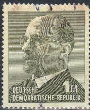 Timbre: Pr&eacute;sident Walter Ulbricht