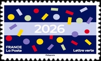 Timbre: F&ecirc;tes hautes en couleurs - Ann&eacute;e 2026