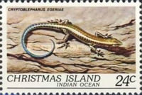 Timbre: Reptile : L&eacute;zard Cryptoblepharus