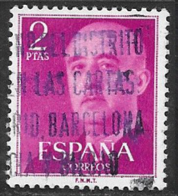 Timbre: G&eacute;n&eacute;ral Franco