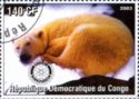 Timbre: Congo Kinshasa Ours blanc 33