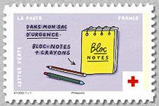 Timbre: Bloc notes + crayons