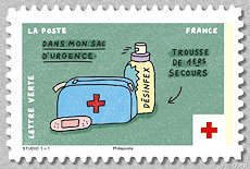Timbre: trousse de 1 ers secours