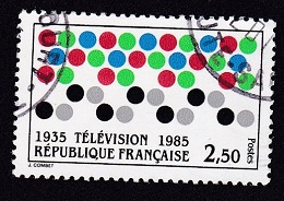 Timbre: 50&egrave;me anniversaire de la t&eacute;l&eacute;vision