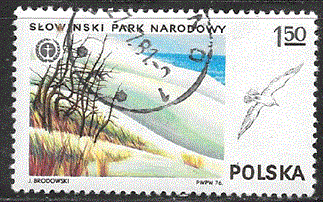 Timbre: Parc national de Slov&eacute;nie et mouette