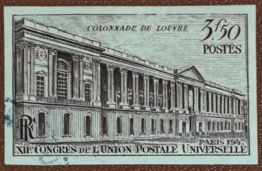 Timbre: Colonnade du Louvre (NON DENTEL&Eacute;)