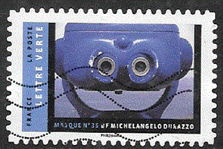 Timbre: Masques de Michelangelo Durazzo