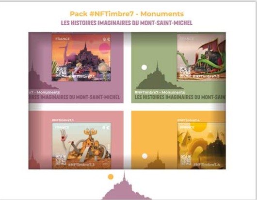 Timbre: NFT7 : Les histoires imaginaires du Mont-Saint-Michel