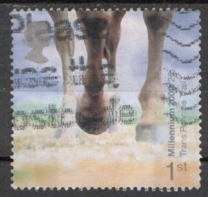 Timbre: S&eacute;rie du mill&eacute;naire : galop