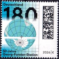 Timbre: Georg Forster Antarctic Station, 50 Years