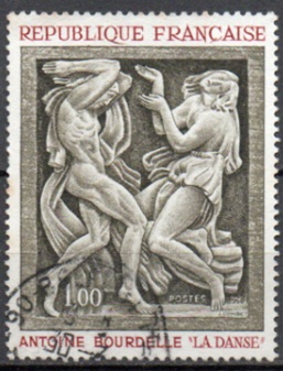 Timbre: La danse Antoine Bourdelle