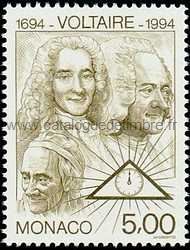 Timbre: Anniversaire de Voltaire
