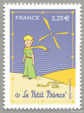Timbre: Le Petit Prince 80 ans