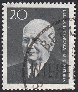 Timbre: Mort du Pr&eacute;sident Wilhelm Pieck