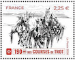 Timbre: 190 ans des courses de trot