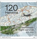 Timbre: Swisstopo Flight Service, Centenary