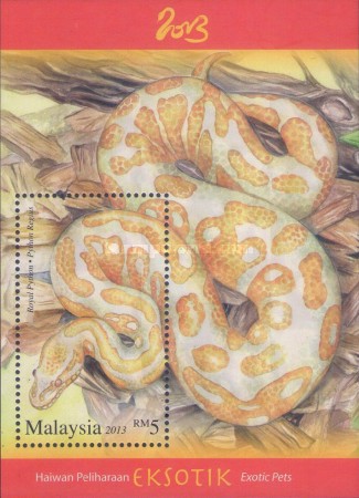Timbre: Animaux exotiques - Serpents