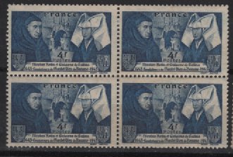 Timbre: Nicolas Rolin et Guigone de Salins