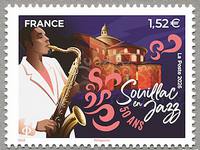 Timbre: souillacen jazz 50 ans