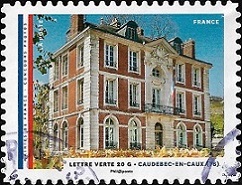 Timbre: Mairie de France - Caudebec-en-Caux